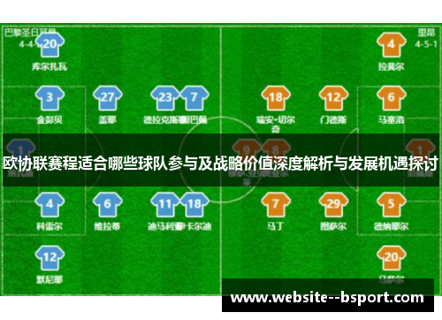 欧协联赛程适合哪些球队参与及战略价值深度解析与发展机遇探讨